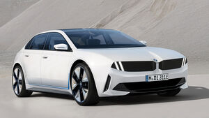 BMW Neue Klasse Elektro-Limousine 2025 Retusche Rendering