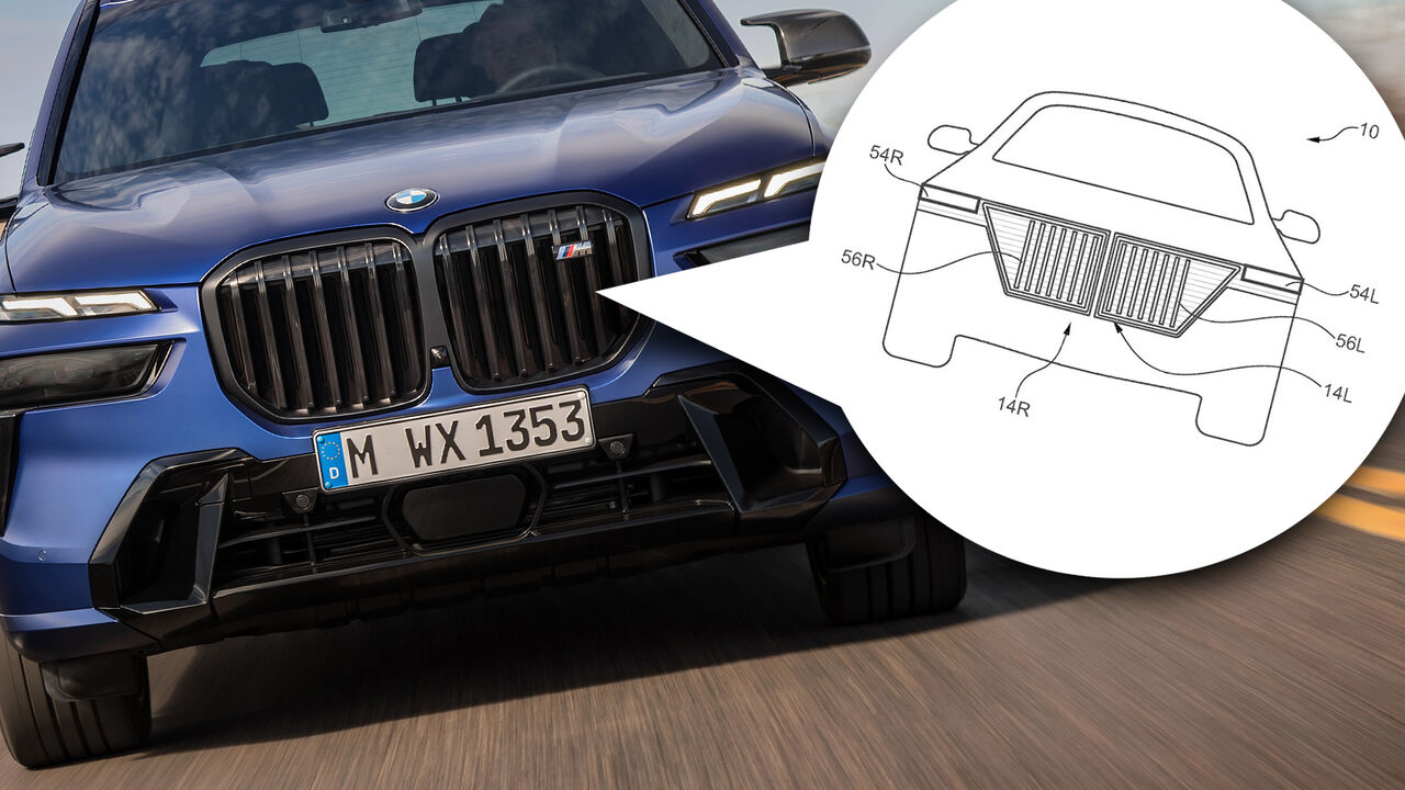 Neue Patentskizze: BMW Niere könnte Scheinwerfer werden