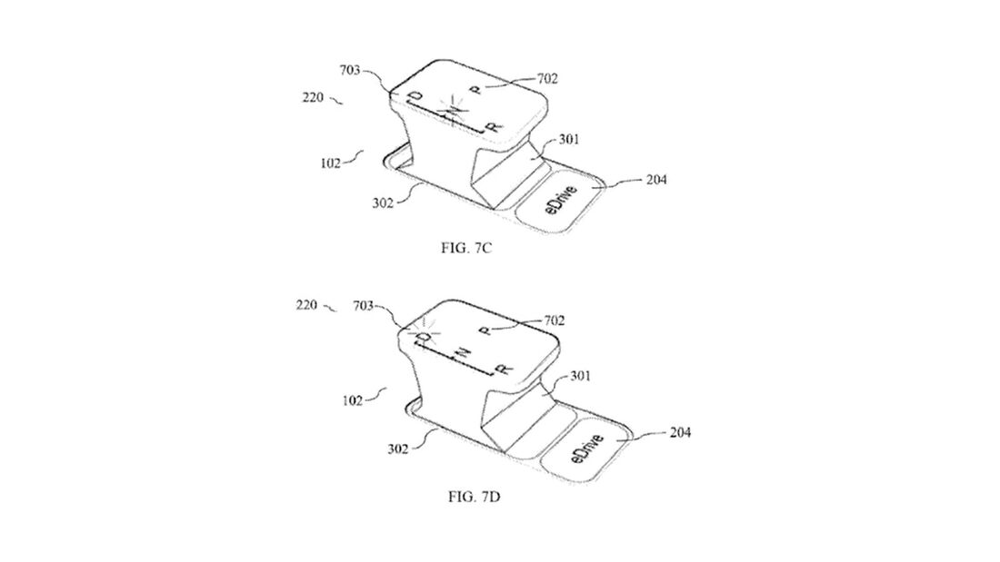 BMW Patent Wählhebel