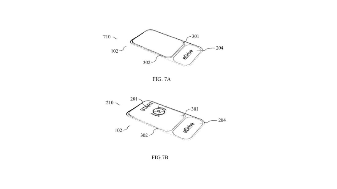 BMW Patent Wählhebel