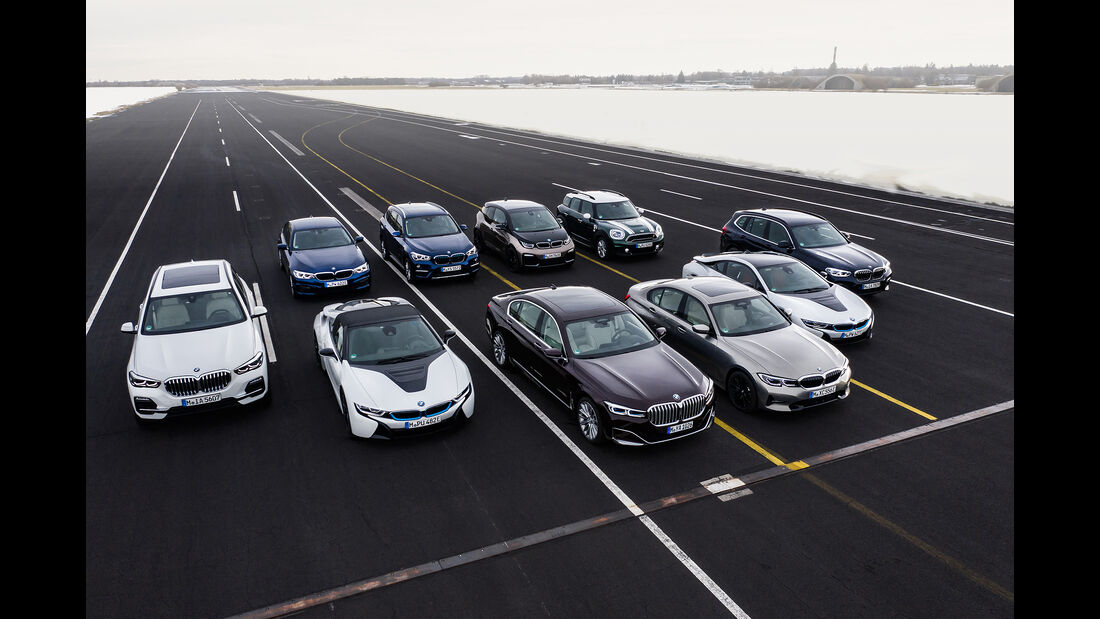 BMW Plug-in-Hybrid-Modelle 2019, BMW 330e, 745Le, X3 xDrive30e, X5 xDrive45e, 530e, 225xe Active Tourer