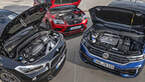 BMW X2 M35i, Cupra Ateca, VW T-Roc R, Motorraum