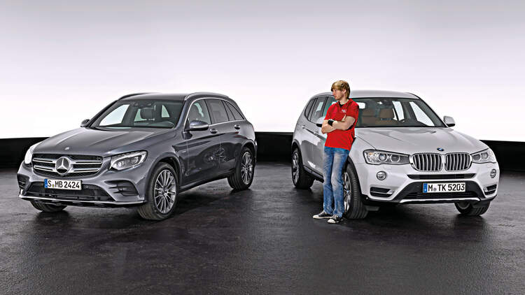 Bmw X3 Und Mercedes Glc Glk Nachfolger Im Vergleich Auto Motor Und Sport