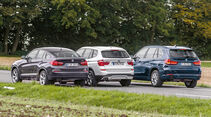 BMW X3, X4, X5, Heckansicht