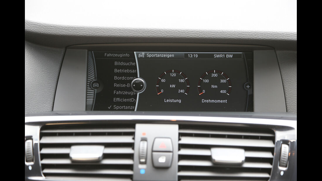 BMW X3 x-Drive 28i, Bildschirm, Anzeige, Monitor