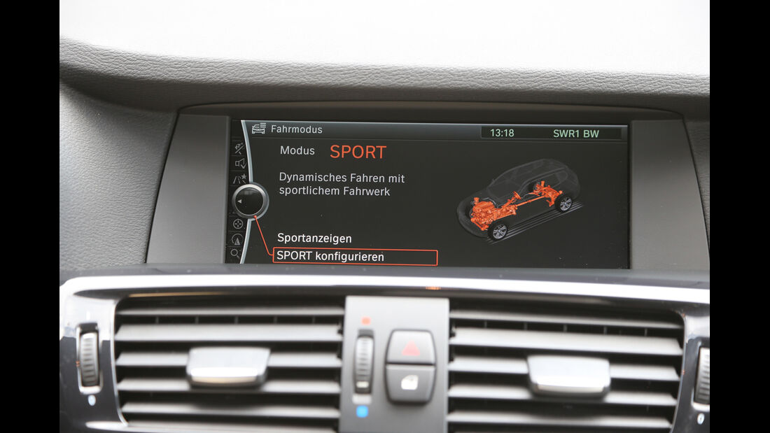 BMW X3 x-Drive 28i, Bildschirm, Anzeige, Monitor