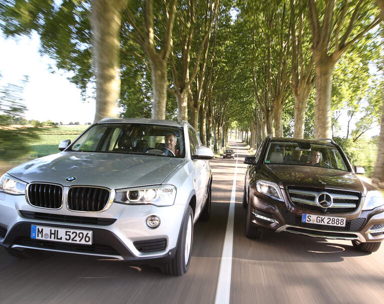 Photo Comparison Bmw X4 Vs Mercedes Amg Glc Coupe