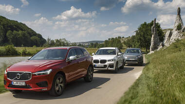 BMW X3 xDrive 30d, Land Rover Discovery Sport SD4, Volvo XC60 D5 AWD, Exterieur