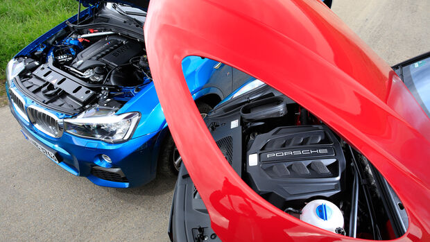 BMW X4 M40i, Porsche Macan GTS, Motoren