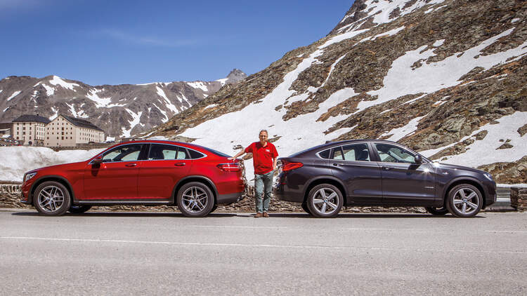Bmw X4 Und Mercedes Glc Coupe Im Vergleich Auto Motor Und Sport