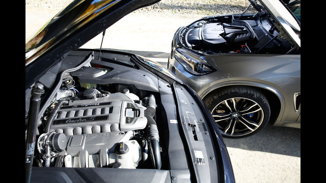 BMW X5 M, Porsche Cayenne Turbo S, Motoren