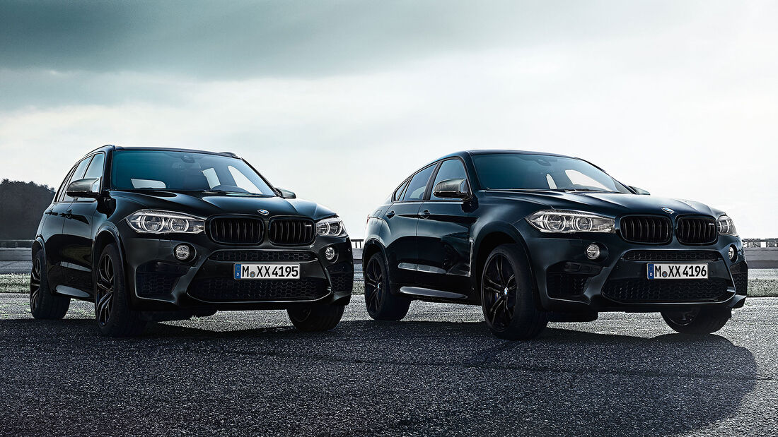 BMW X5 M und BMW X6 M Edition Black Fire