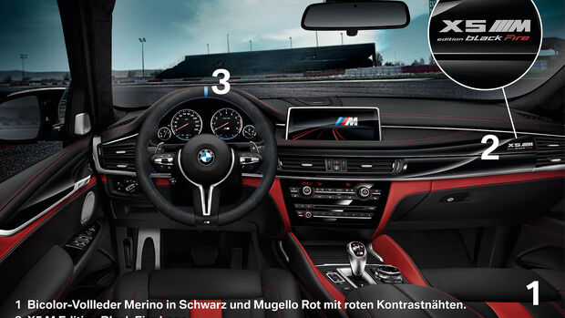 BMW X5 M und BMW X6 M Edition Black Fire