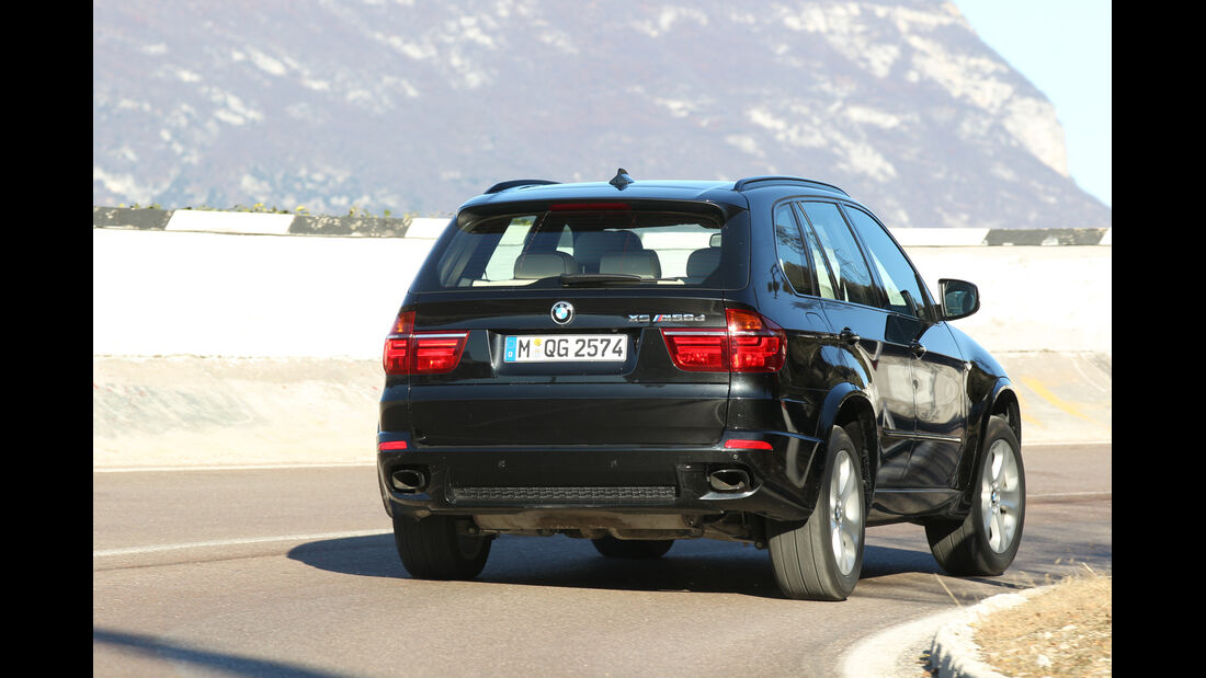 BMW X5 M50d, Heckansicht