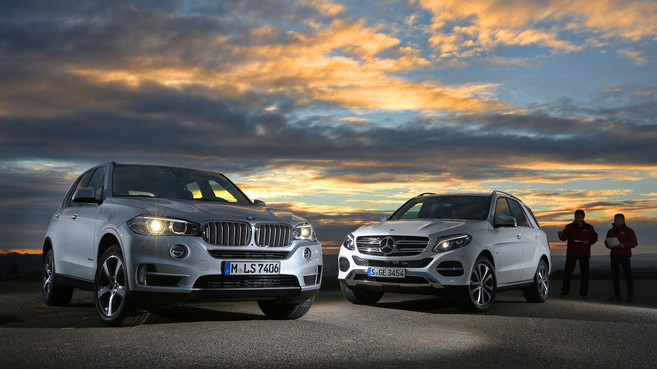 Bmw X5 40e Mercedes Gle 500 E 2 Grosse Hybrid Suv Im Vergleich Technische Daten Auto Motor Und Sport