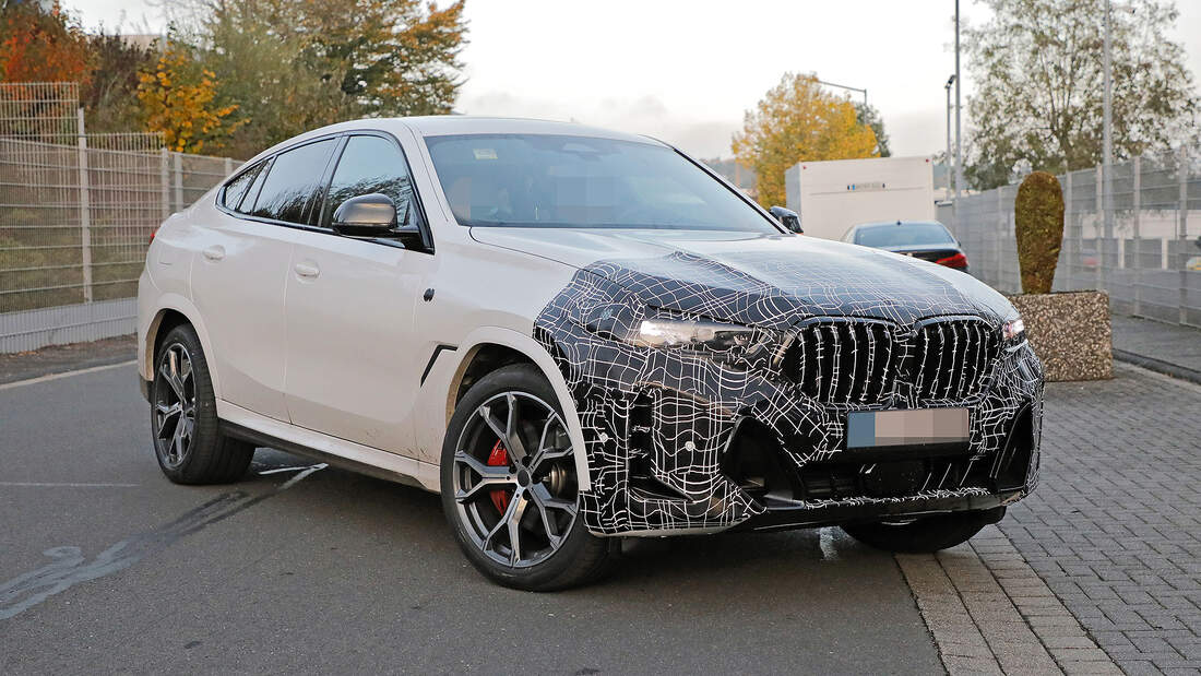 Erlkönig BMW X6 Facelift Modellpflege für 2023 AUTO MOTOR UND SPORT