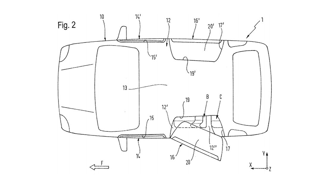 BMW X7 Tür-Patent