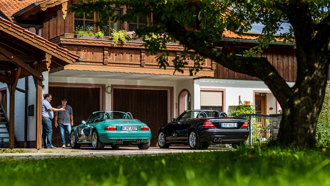 BMW Z3 M Roadster, Mercedes-Benz SLK 32 AMG, Exterieur