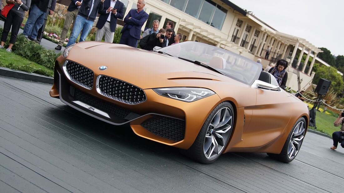 BMW Concept Z4 in Pebble Beach: Sitzprobe und Ausblick