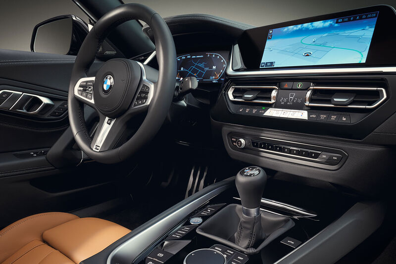 BMW Z4 Edition Pure Impulse (2024) Schalthebel Mittelkonsole Bildschirm