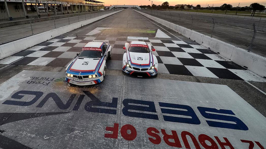 BMW Z4 GTLM Sebring  BMW 3.0 CSL