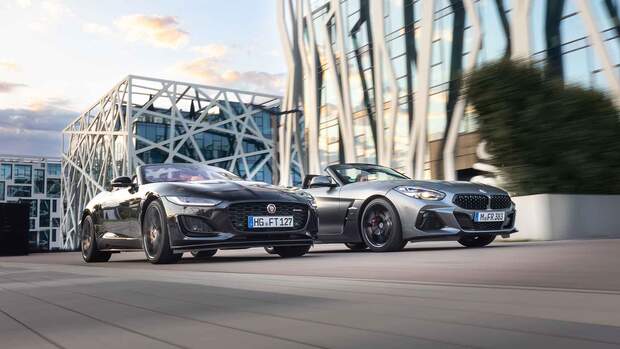 BMW Z4 M40i, Jaguar F-Type