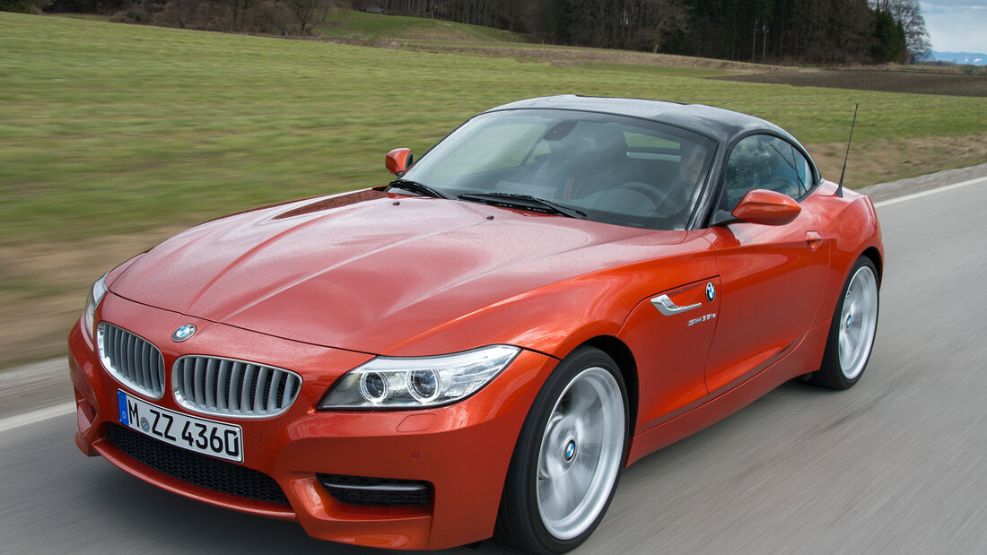 BMW Z4 s-Drive 35is, Frontansicht, Seitenlinie