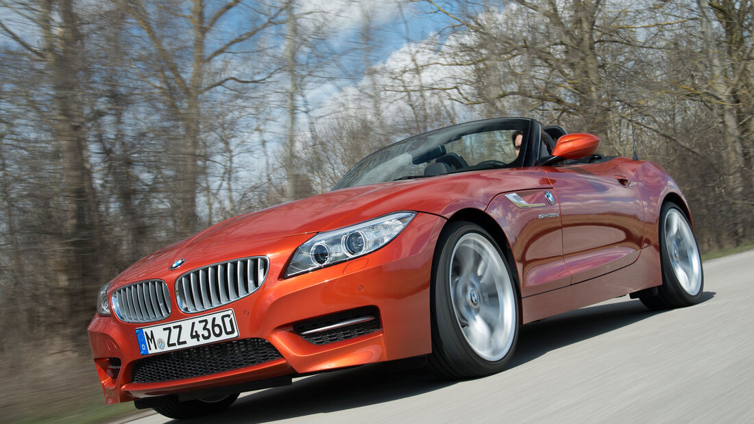 BMW Z4 s-Drive 35is, Frontansicht, Seitenlinie