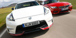 BMW Z4 sDRIVE 35is, Nissan 370Z Nismo, Frontansicht