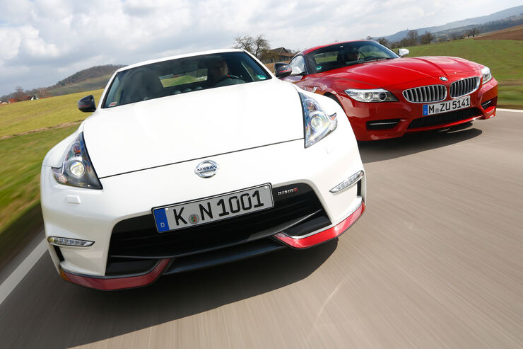 Bmw Z4 35is Und Nissan 370z Nismo Im Vergleichstest Technische Daten Auto Motor Und Sport