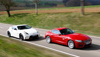 BMW Z4 sDRIVE 35is, Nissan 370Z Nismo, Seitenansicht