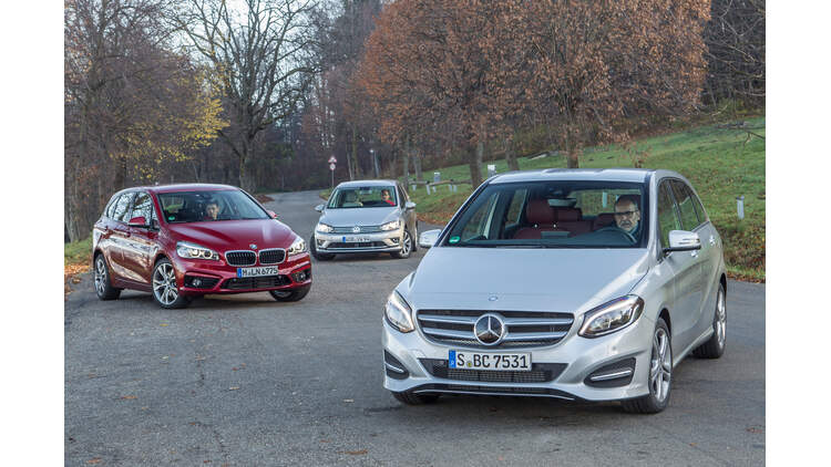 Bmw 2er At Mercedes B Klasse Vw Sportsvan Dynamisch Stressfrei Und Spass Dabei Auto Motor Und Sport