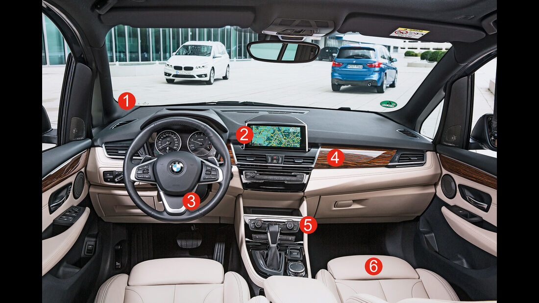 BMW Zweier Gran Tourer, Cockpit