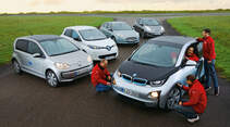 BMW i3, Ford Focus Electric, Nissan Leaf, Renault Zoe, VW E-Up