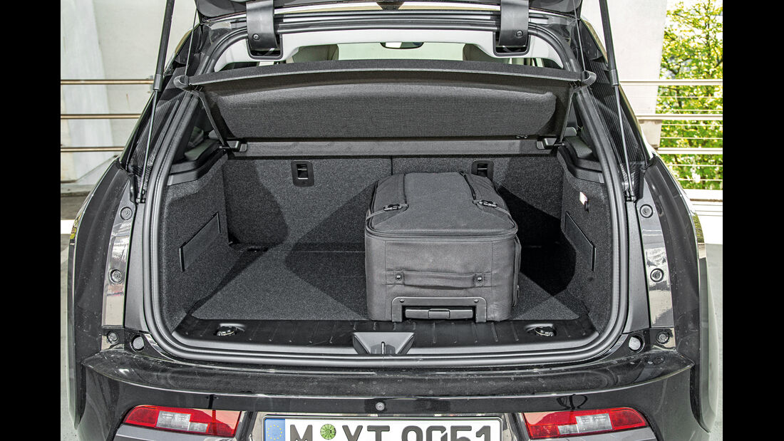 BMW i3, Kofferraum