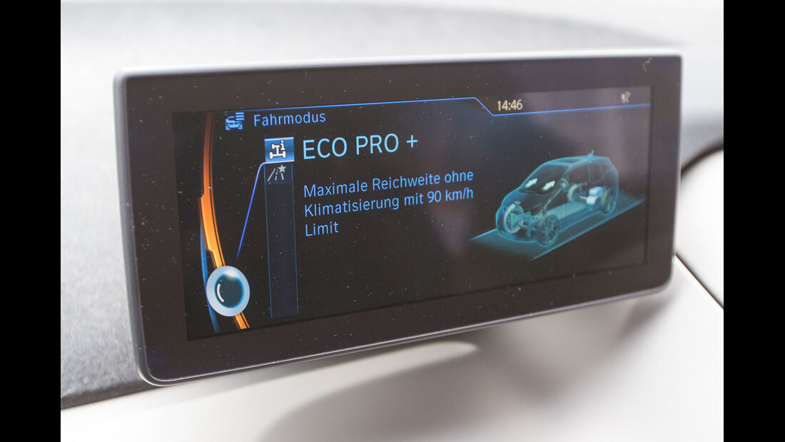 BMW i3, Monitor, Eco Pro
