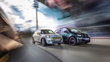 BMW i3s, Mini Cooper SE TRIM Xlams 0321 Vergleichstest
