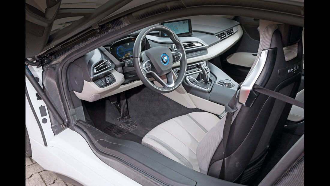 BMW i8, Cockpit, Lenkrad