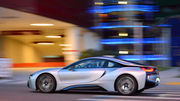 BMW i8, Seitenansicht