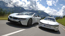 BMW i8, VW XL1, Frontansicht