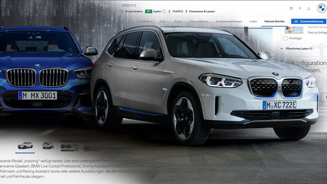 Durchkonfiguriert: BMW iX3 vs X3 xDrive 30i