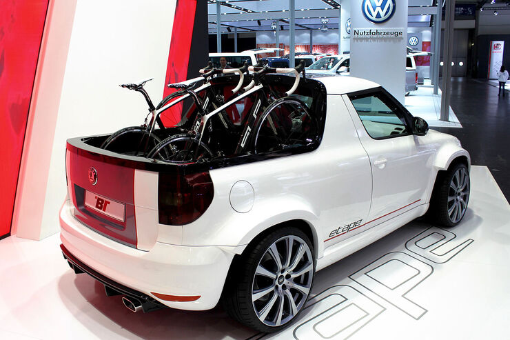 BT Design Skoda Yeti Pickup auf der AMI: Aller Laster ...