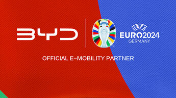BYD Fußball-Europameisterschaft Sponsor Logo