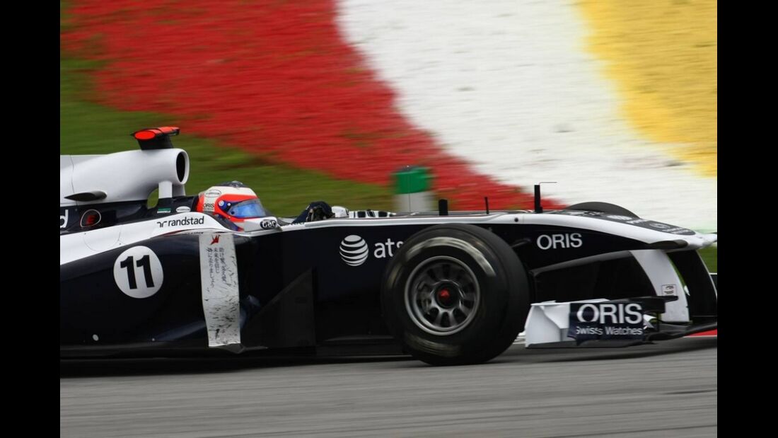 Barrichello GP Malaysia 2011 Formel 1