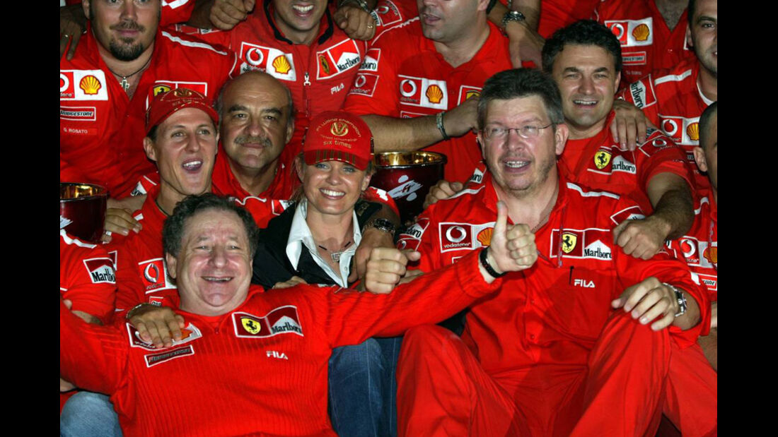 Barrichello Schumacher 2003 GP Japan