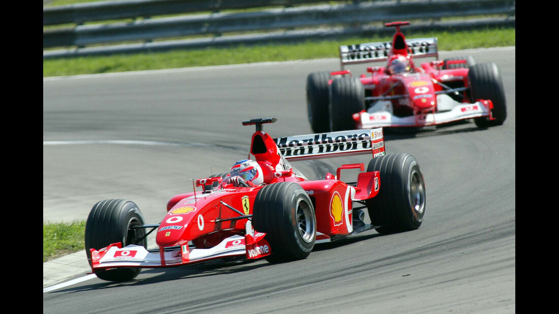 Barrichello & Schumacher - Ferrari - Formel 1 2002
