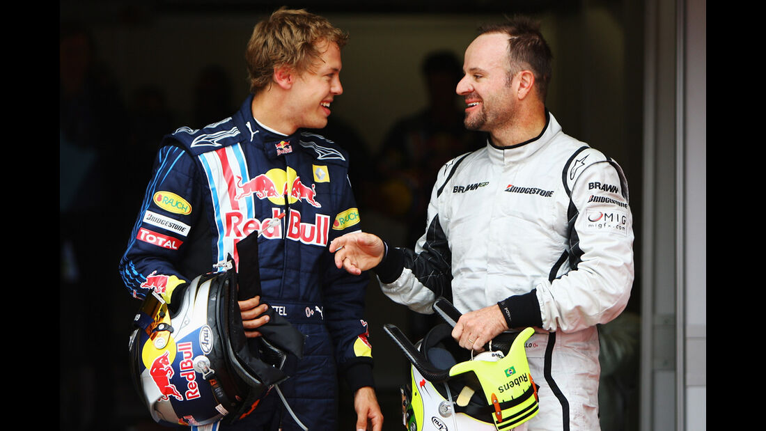 Barrichello & Vettel