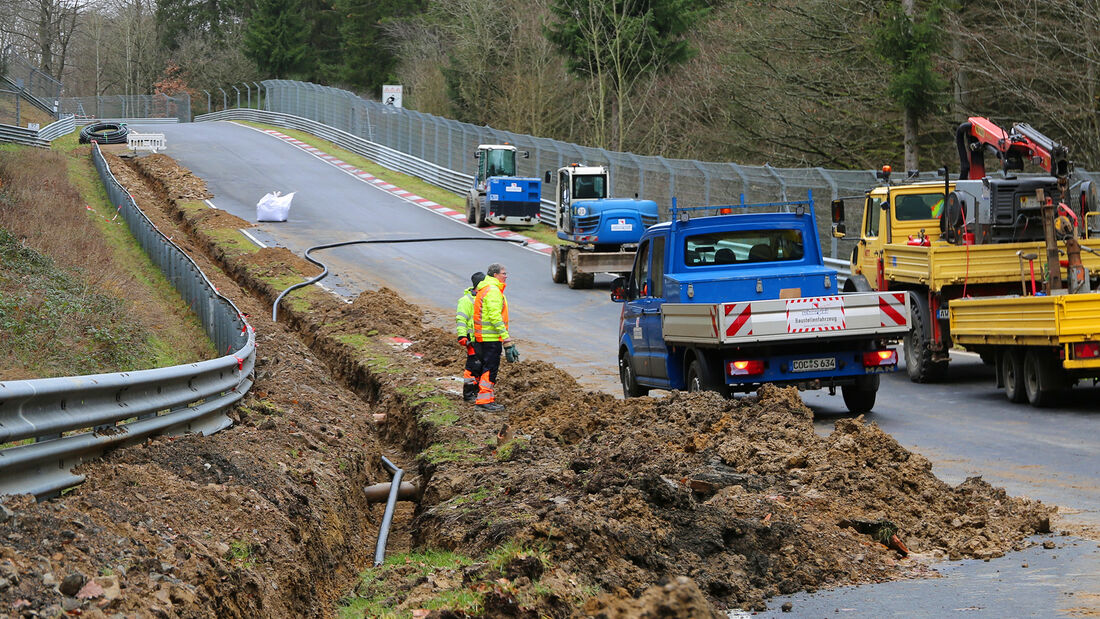 Bauarbeiten Digitalisierung Nürburgring Nordschleife 2023