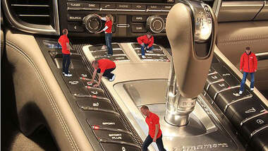 Bediensystem Porsche Panamera