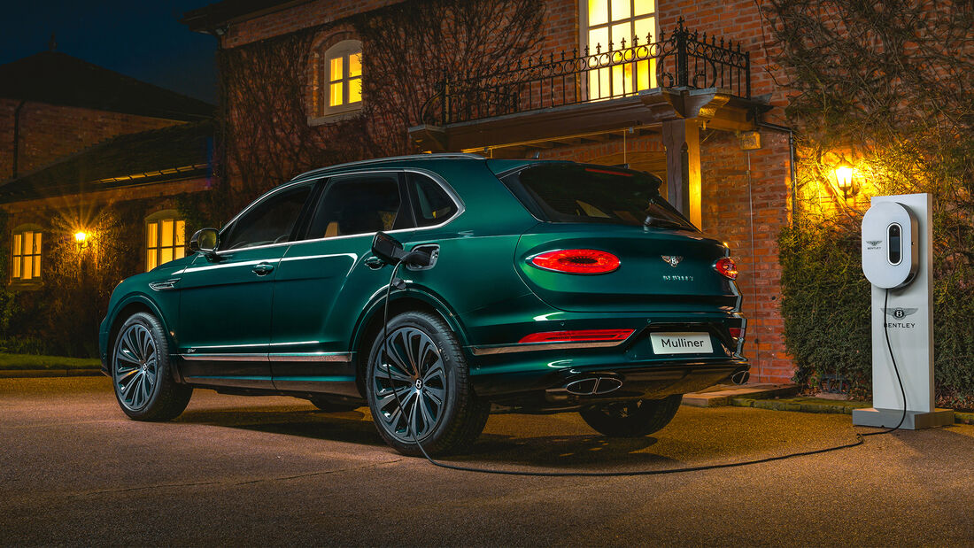 Bentley Bentayga Hybrid Mulliner Grün China